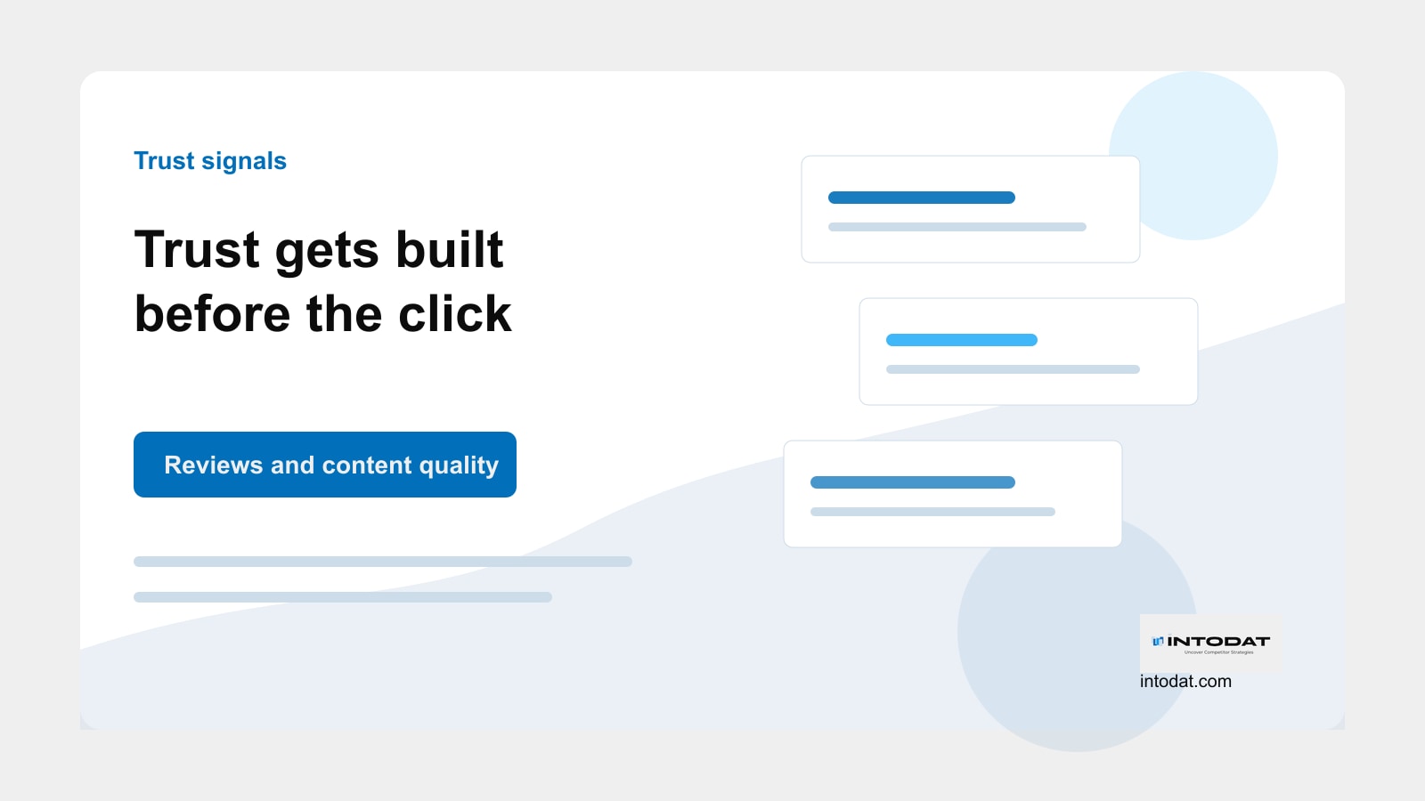 Trust Gets Built Before the Click